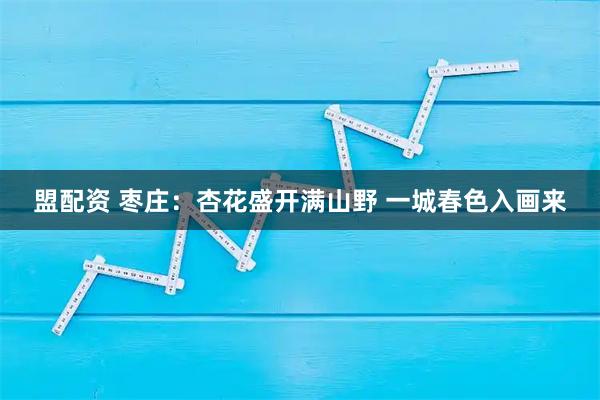 盟配资 枣庄：杏花盛开满山野 一城春色入画来